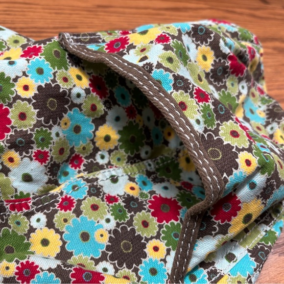 THIRTY ONE Retro Metro Tote Bag Windsor Bouquet Floral Multicolor Canvas Retired - Picture 5 of 10